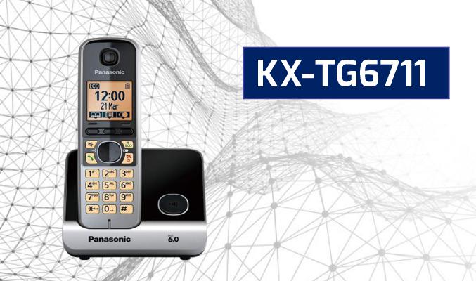 تلفن بیسیم اصل مالزی KX-TG6711