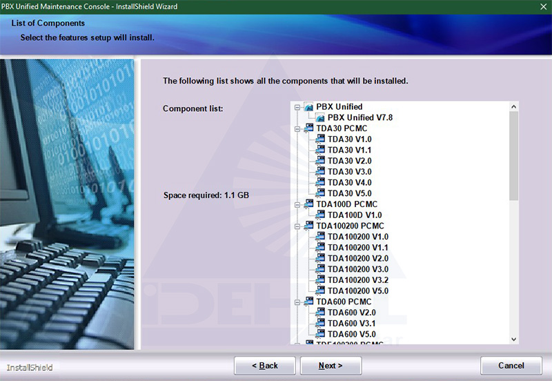 مراحل نصب برنامه سانترال PBX